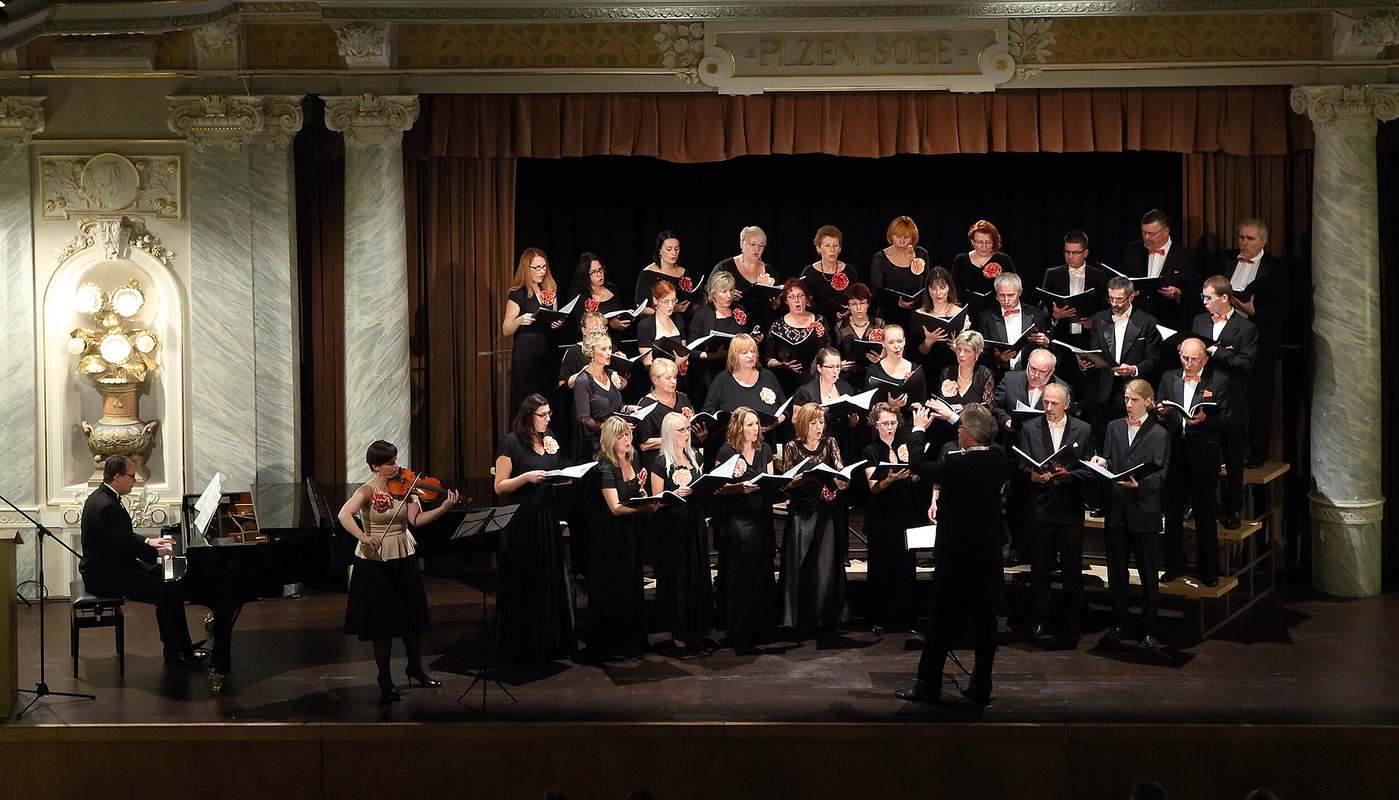 Koncert k 60. výročí založení sboru, Velký sál Měšťanské Besedy, Plzeň, 2014
