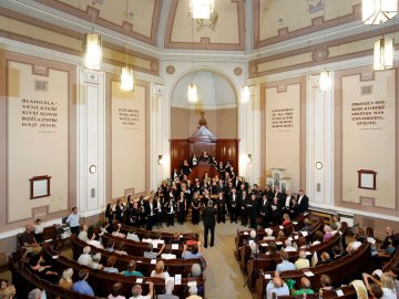 Společný koncert s sborem Donosti Ereski ze San Sebastián (Španělsko), Plzeň, 2015